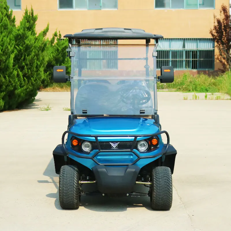 Hunting Street Legal 6 Seater Electric GolfCar 4x4 Golf Cart DOM with Curtis Controller & KDS Motor