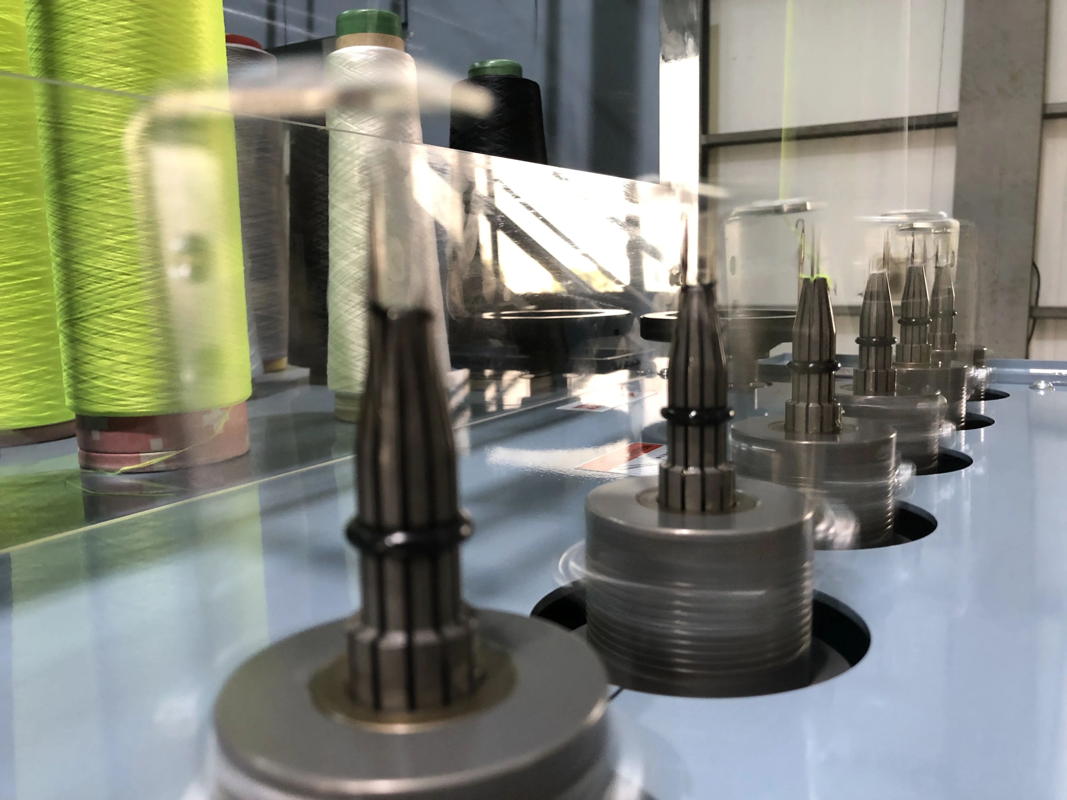 
DAHU circular knitting machine for shoe lace core knit cord 