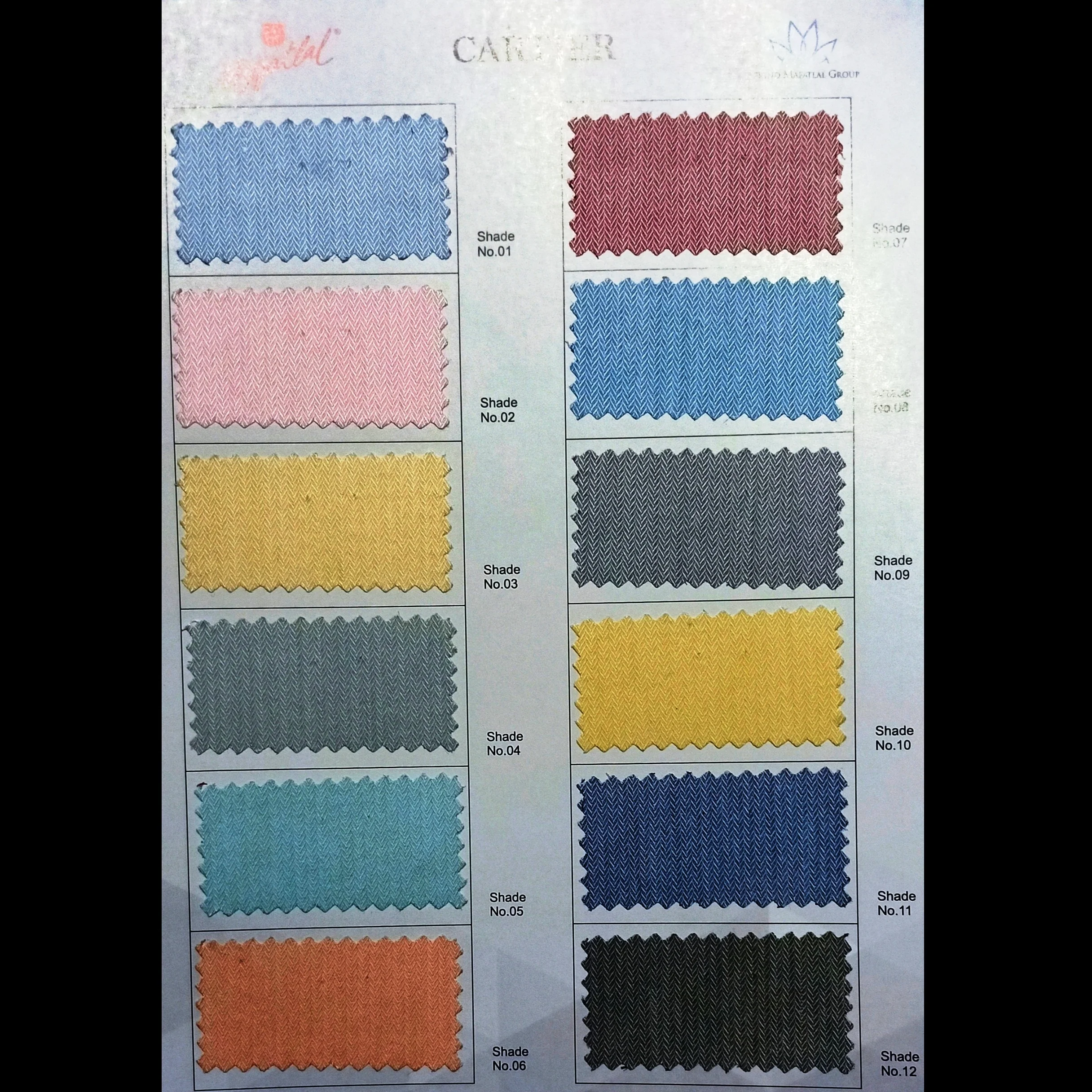
Corporate and School Uniform Two Ply Polyester Cotton (PC) Shirting Fabric Herringbone -Cartier 57/58