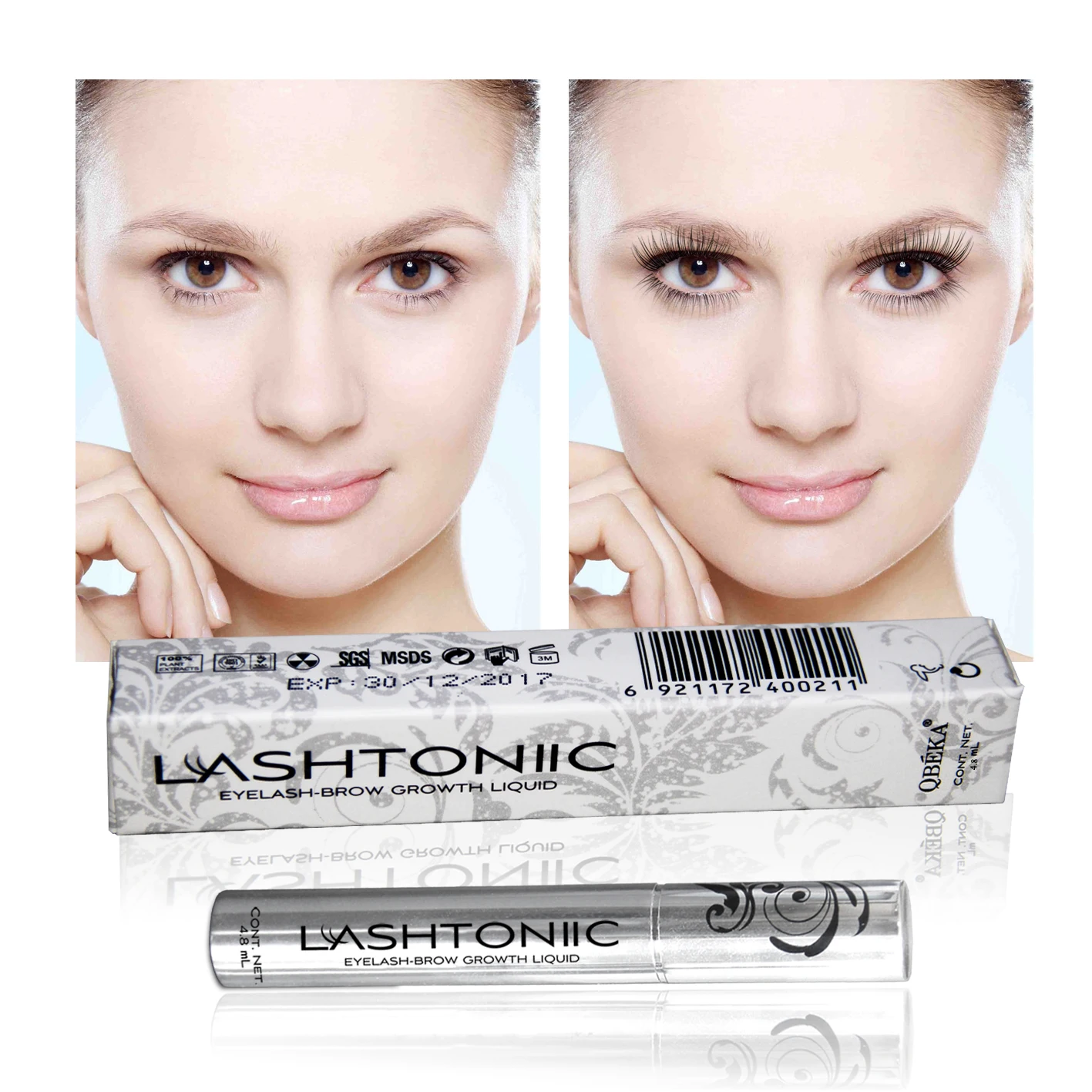 Hot sell LASHTONIIC EPM hair Lengthening,herbal eyelash eyebrows lotion