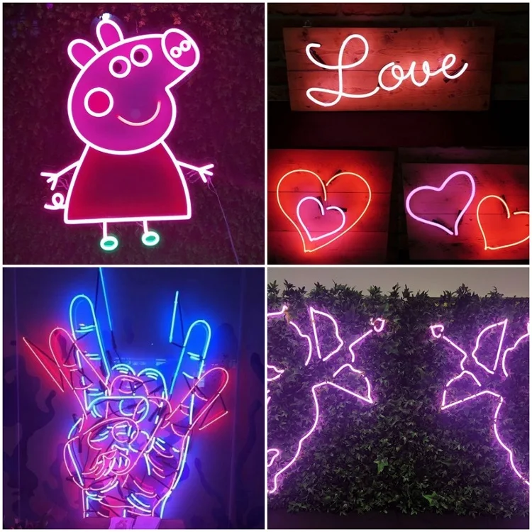 12v 24v 5m set kit flexible smd 2835 6*12mm led neon flex lights strip silicone tube 6x12 mm