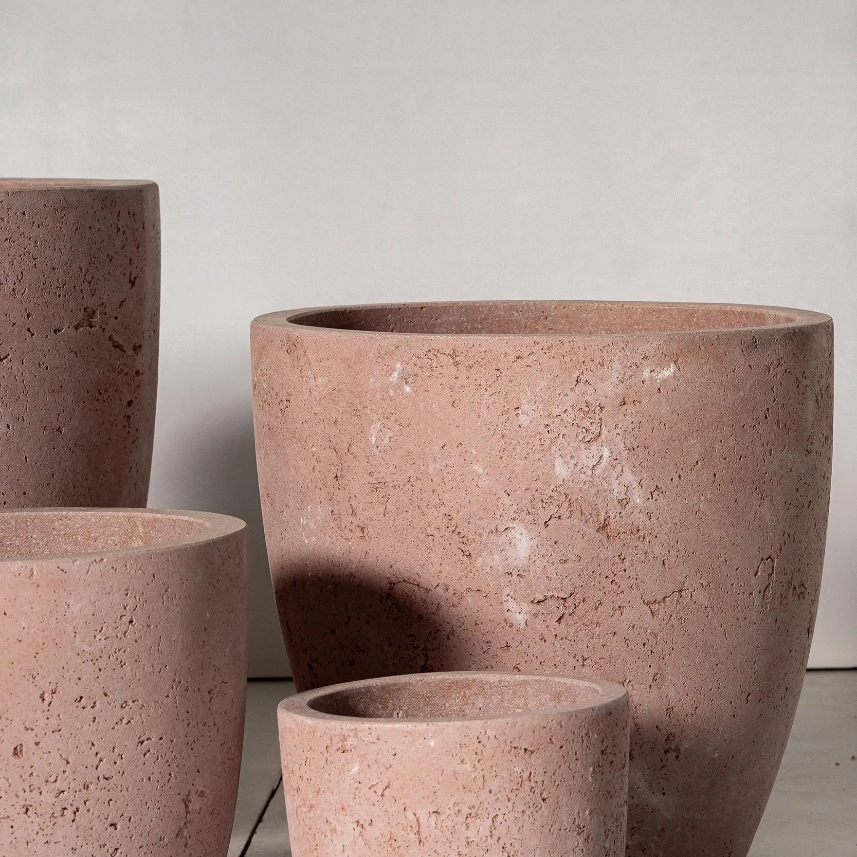 large planters for outdoor plants, home & garden flower pot frp planters , custom Outdoor Fiber Clay Cement Garden Pots