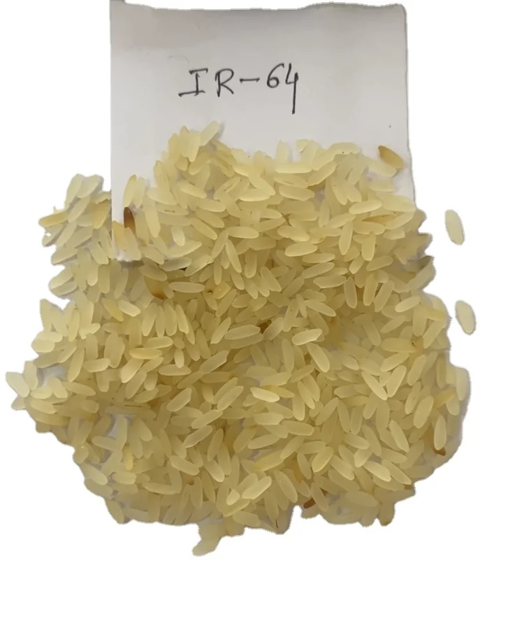 Indian Medium Grain 5% Broken White High Quality Brand IR 64 Rice from Best Rice Manufacturing Company