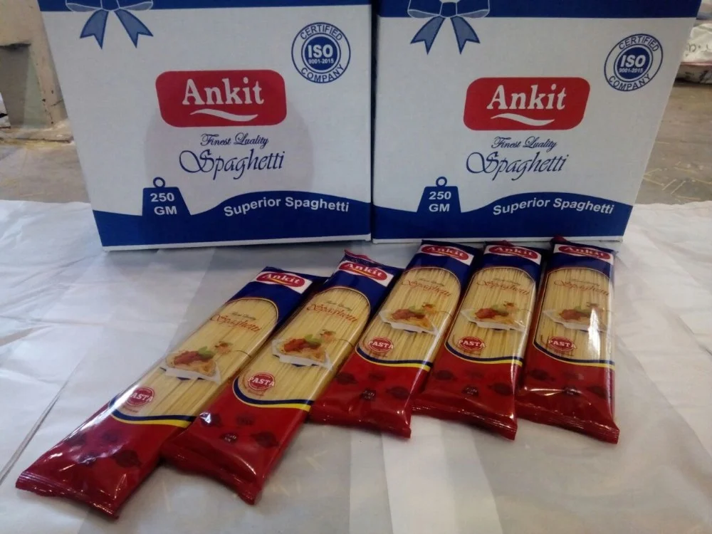 High Quality and Italian Spaghetti Pasta | Ankit 250 gm Dried Spaghetti Pasta and Wholesale Spaghetti Pasta | Egyptian Brand