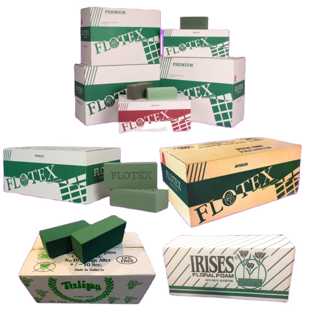 Лучшая цена Влажная и сухая Цветочная пена высокая плотность композиция грязь свежая