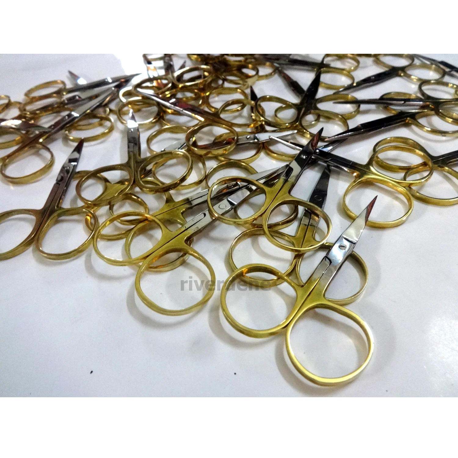 Премиум качество нержавеющей стали Золотая петля режущие ножницы для рыбалки