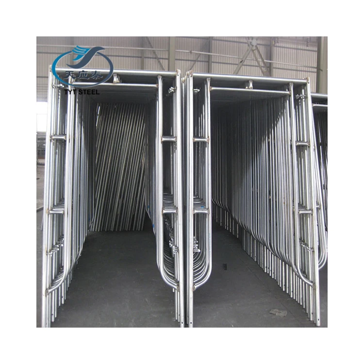 steel frame scaffolding construction system door frame and H frame scaffolding