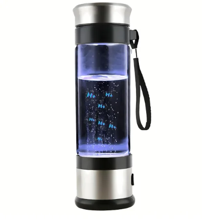 1pc Hydrogen Rich Water Cup Japanese Water Cup  Water Ionizer Generator Bottle Cup Mug 350ml USB