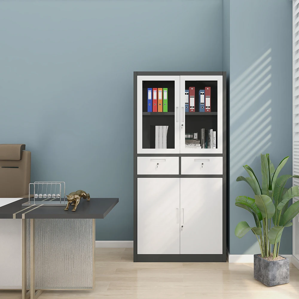 Современный дизайн, стальной шкаф для документов, металлический шкаф для хранения, офисная мебель, шкаф