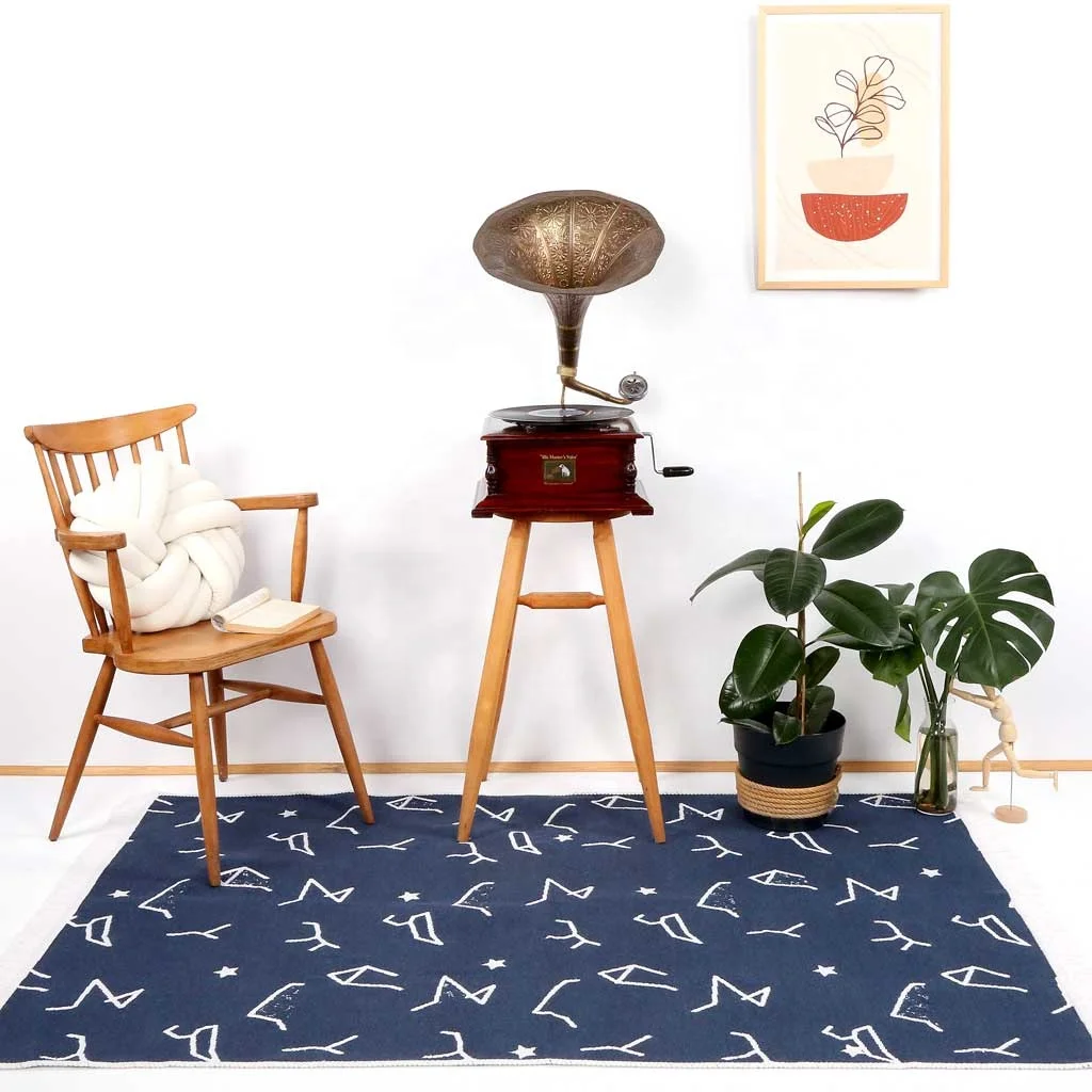 Wholesale Custom-Sized Turkish Carpets & Rugs Kilim Persian Rugs 90% Acrylic 10% Cotton for Living Room Hotel Space