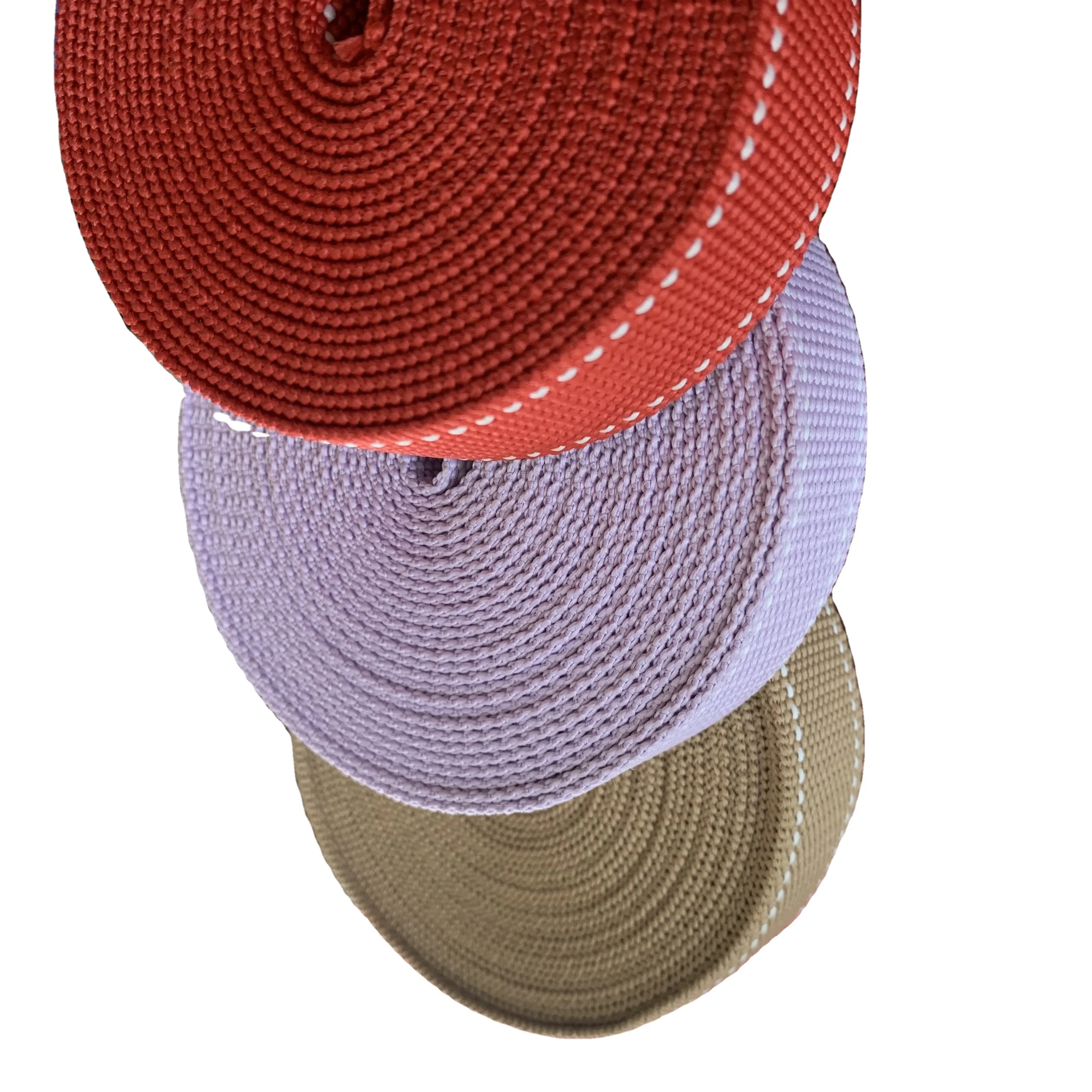 Nylon Strap Black Nylon Webbing Bias 10MM-20MM-25MM-30MM-38MM-50MM Using For Garment Bags Home Packaging As Customer Request
