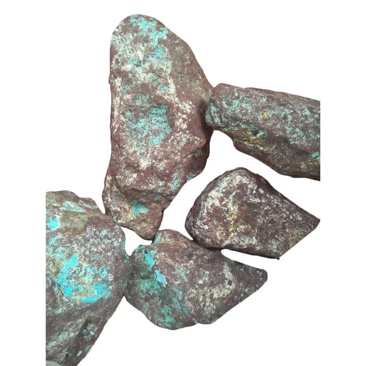 Fox Mine Nevada USA Natural Rough Material Turquoise Crystal Specimen