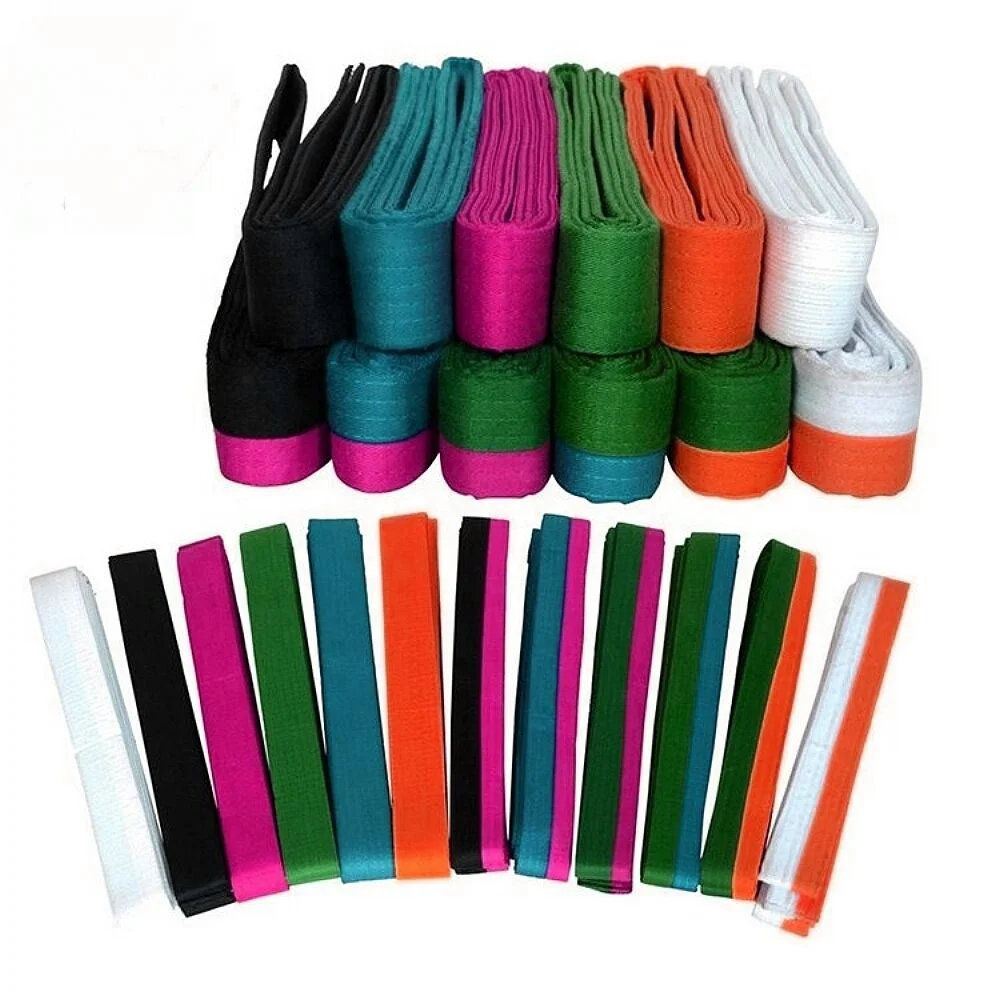 New Martial Arts Taekwondo Karate Belt High Quality MMA Belts with Custom Colors
