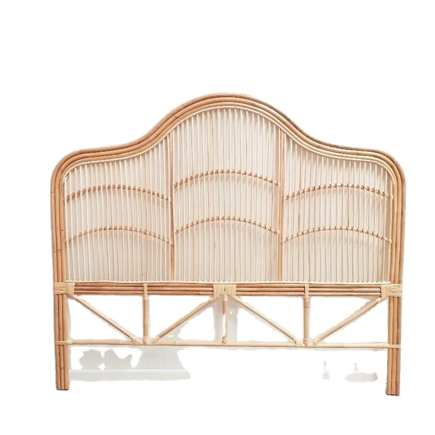 Vintage Natural Rattan bedhead