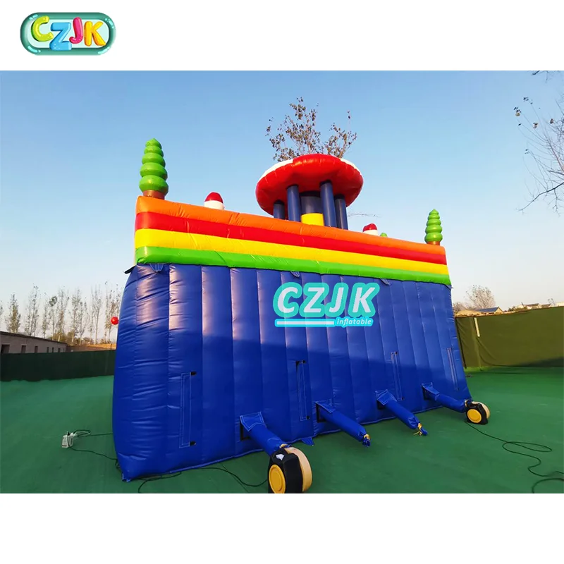 newest large clown bouncer outdoor amusement park Circus carnival inflatable playground party rental giant castle for kids play