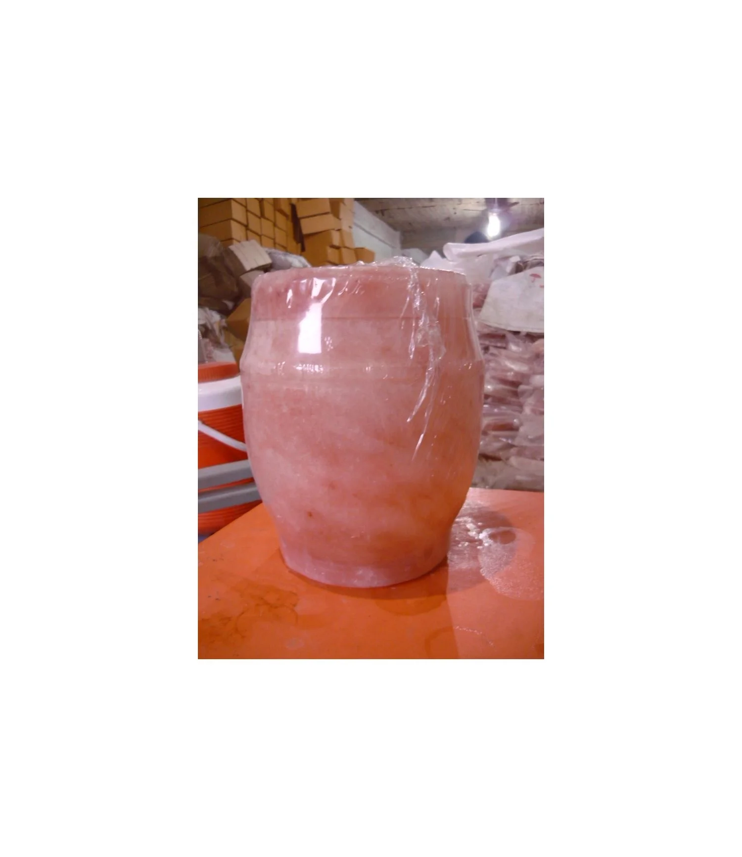 Himalaya Rock Salt Ash Urn and Cremation Urn for Funeral Services