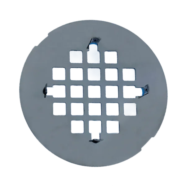 4-1/4 inch Snap-In shower floor drain round