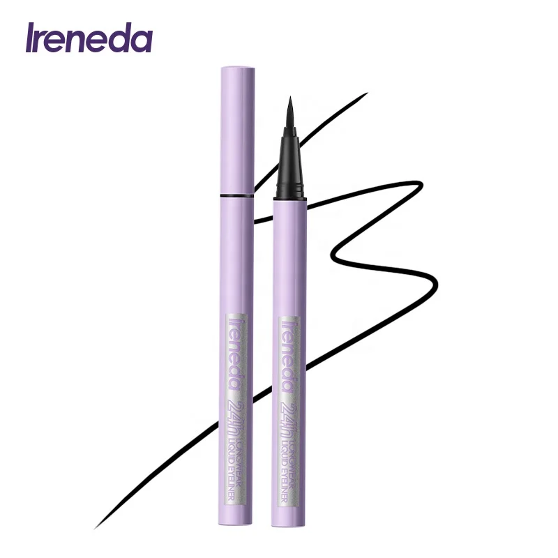 Водостойкая жидкая подводка для глаз IRENEDA IR01 24 часа стойкая быстросохнущая с высоким пигментом