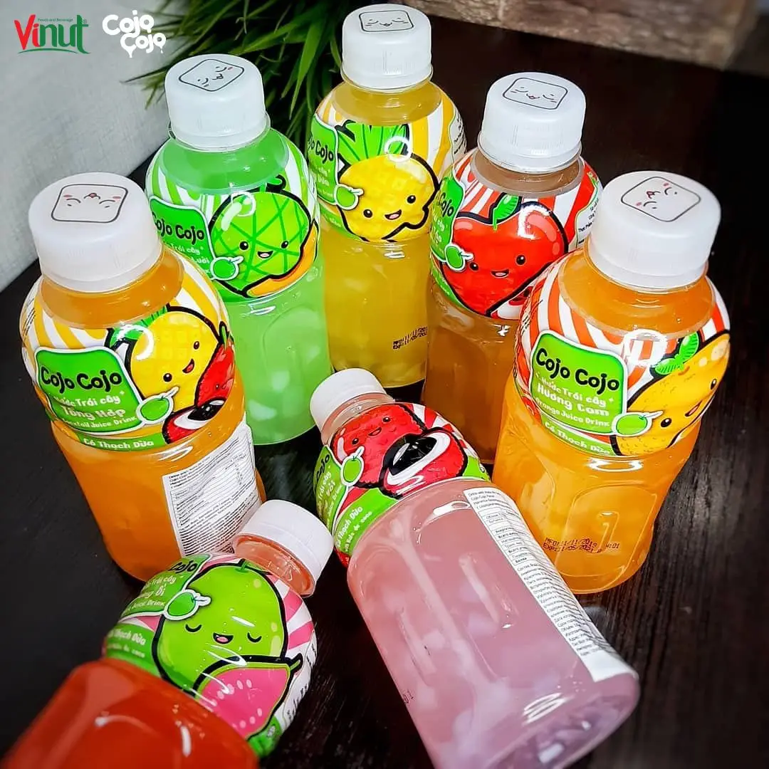 Частная этикетка 330 мл напиток из тропического сока с Nata De Coco & Jelly-VINUT оптовая цена бесплатный образец