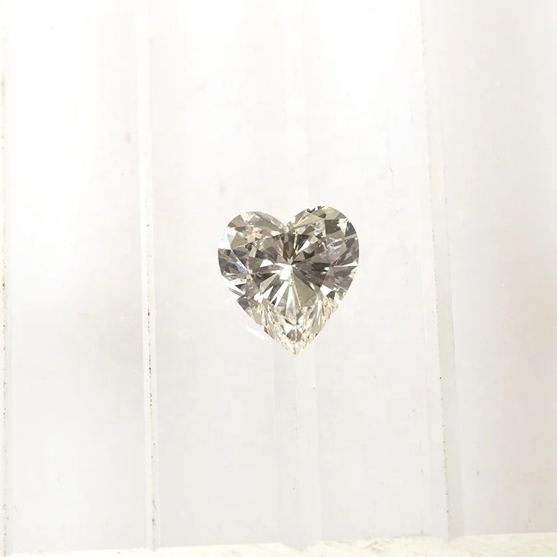Natural diamond price lab grown Fancy Intense white color Heart shape diamond for ring gold Heart cut diamonds