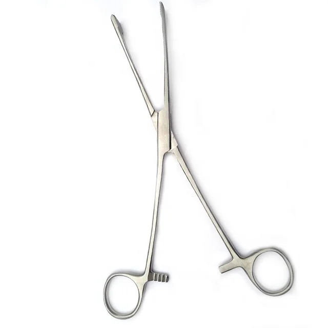 High Quality Stainless Steel Hemostasis Forceps Caesarean Section Hemostatic Forceps