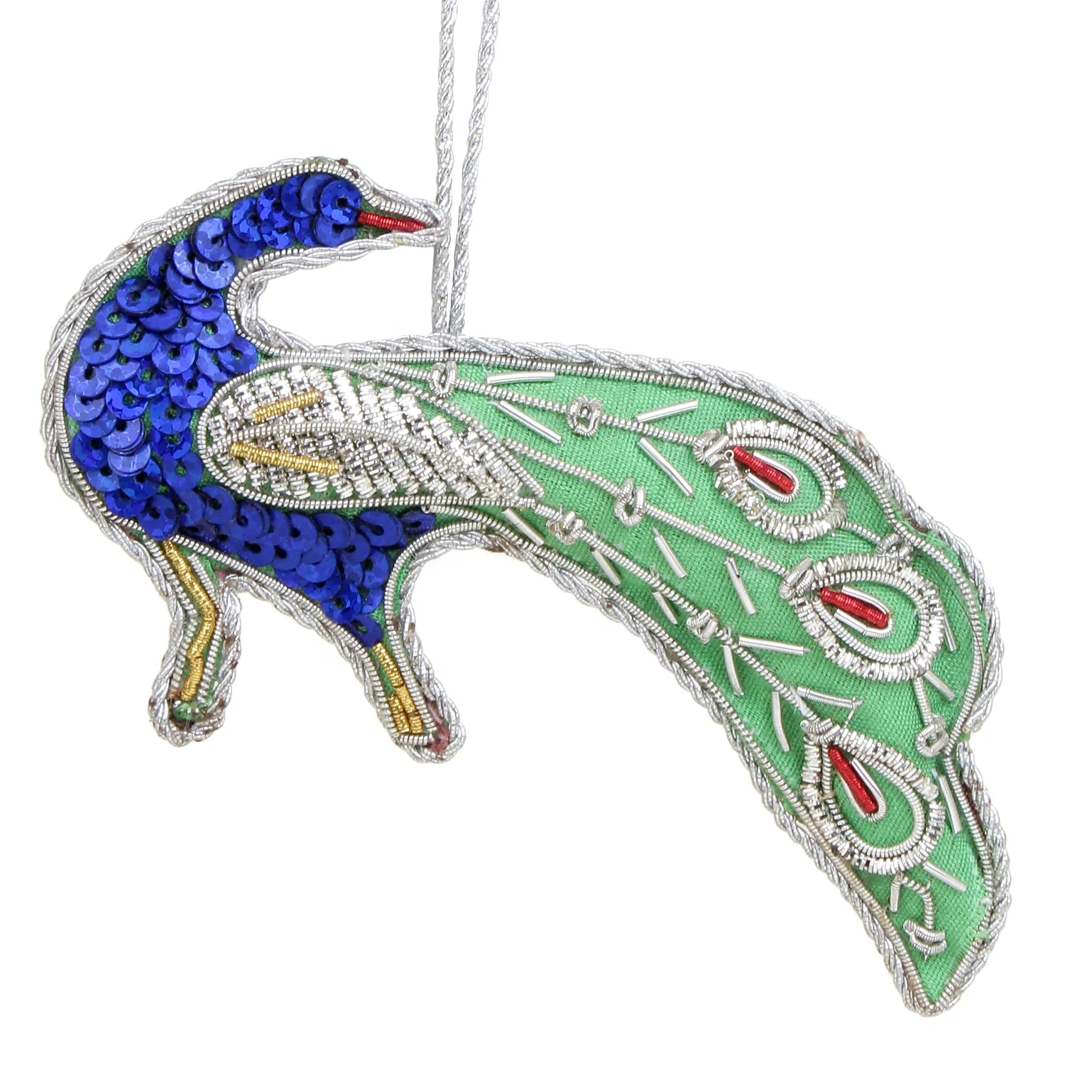 Handmade Handcrafted Embroidered Beaded Velvet satin Christmas Decorations Cross Santa  Socks   Black Horse Elephant  Customized