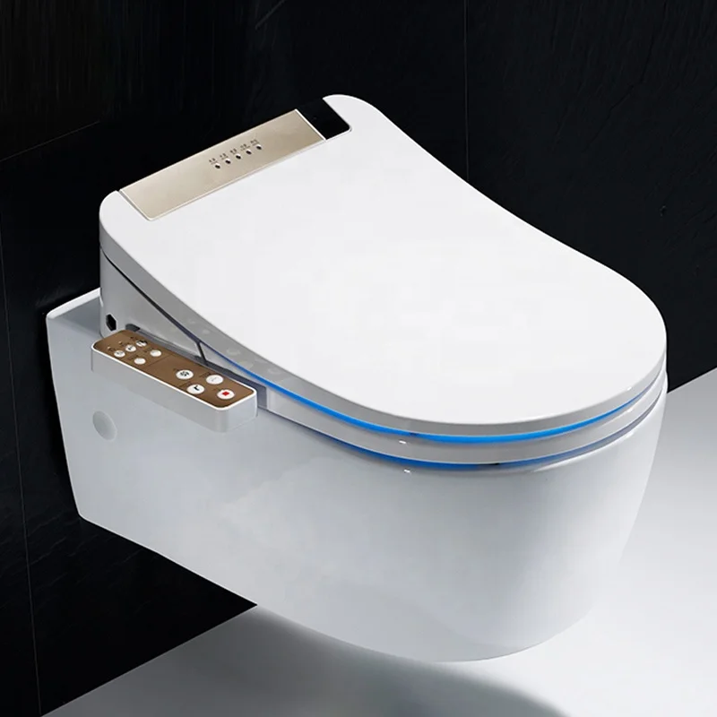 gold side smart bidet seat bathroom wc toilets seat cover smart toilet  original  plastic toilet seat cover