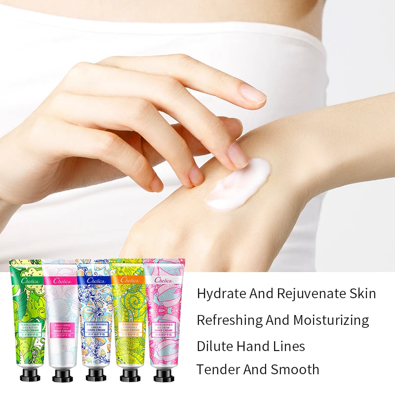 OEM ODM MOISTURIZER HAND CREAM Skincare Cosmetics flower fragrance Hand Cream