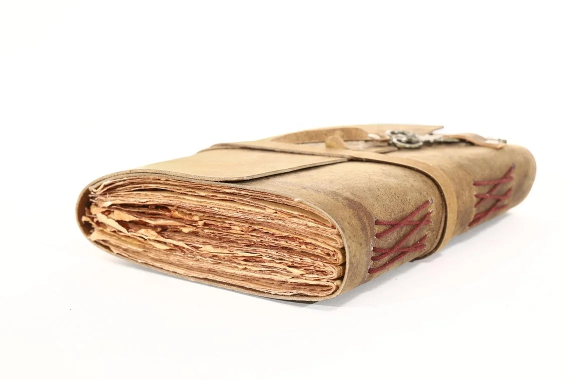  Винтажный кожаный журнал ручной работы блокнот в переплете дневник белая антикварная бумага и закрытие ключей