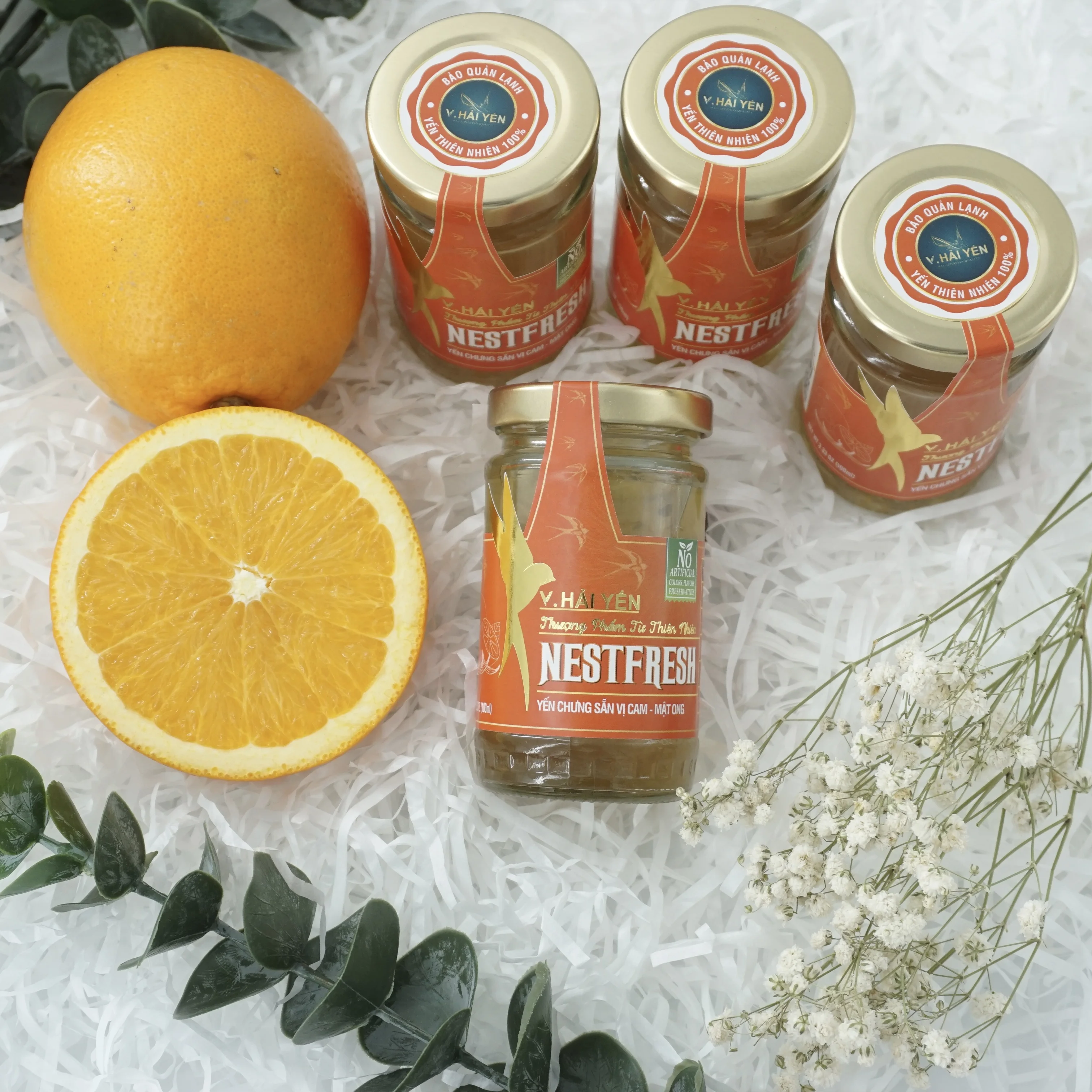 Птичье гнездо NESTFRESH, смешанное с ромашкой и шафраном