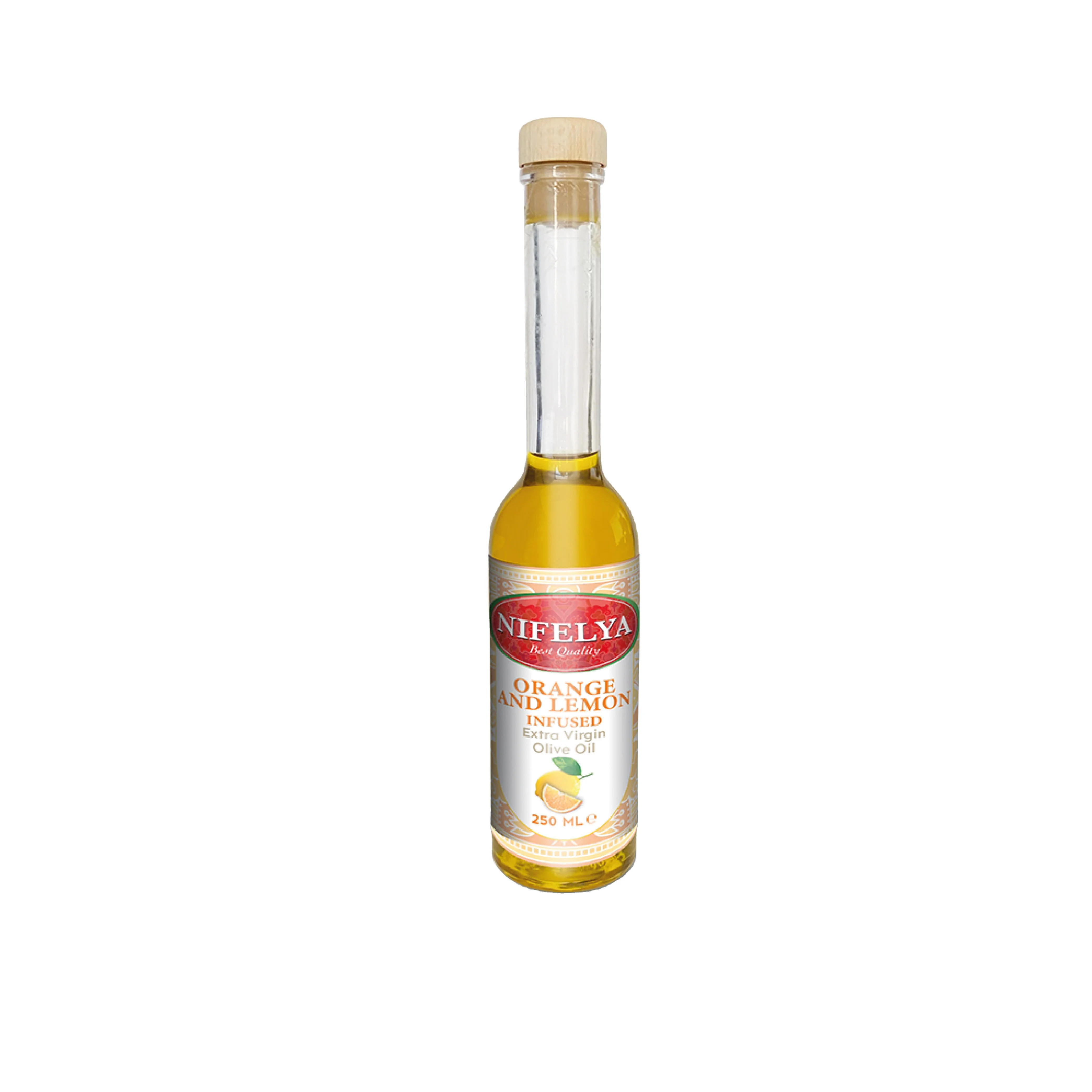 Olive Oil Extra Virgin Orange and Lemon Infused Flavor Extra Virgin Cold Pressed Olive Oil Salad Dressing High Quality