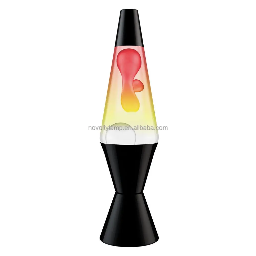 Cool Lava Lamp Graffiti Look Glass Globe Retro Flowing Wax Home Decor Accent