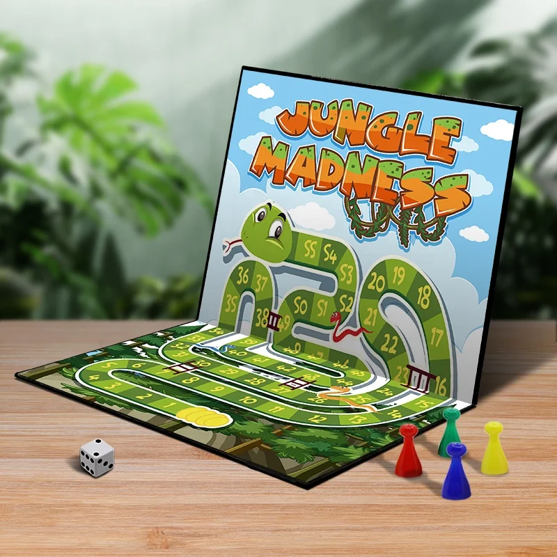 Educational Brain Teaser Board games Snakes & Ladders Board Game