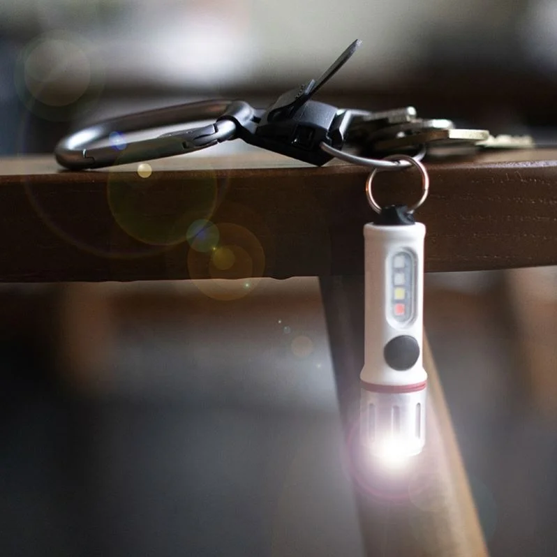 Good Quality EDC Keychain Torch Rechargeable Waterproof Clip On Mini Flashlight