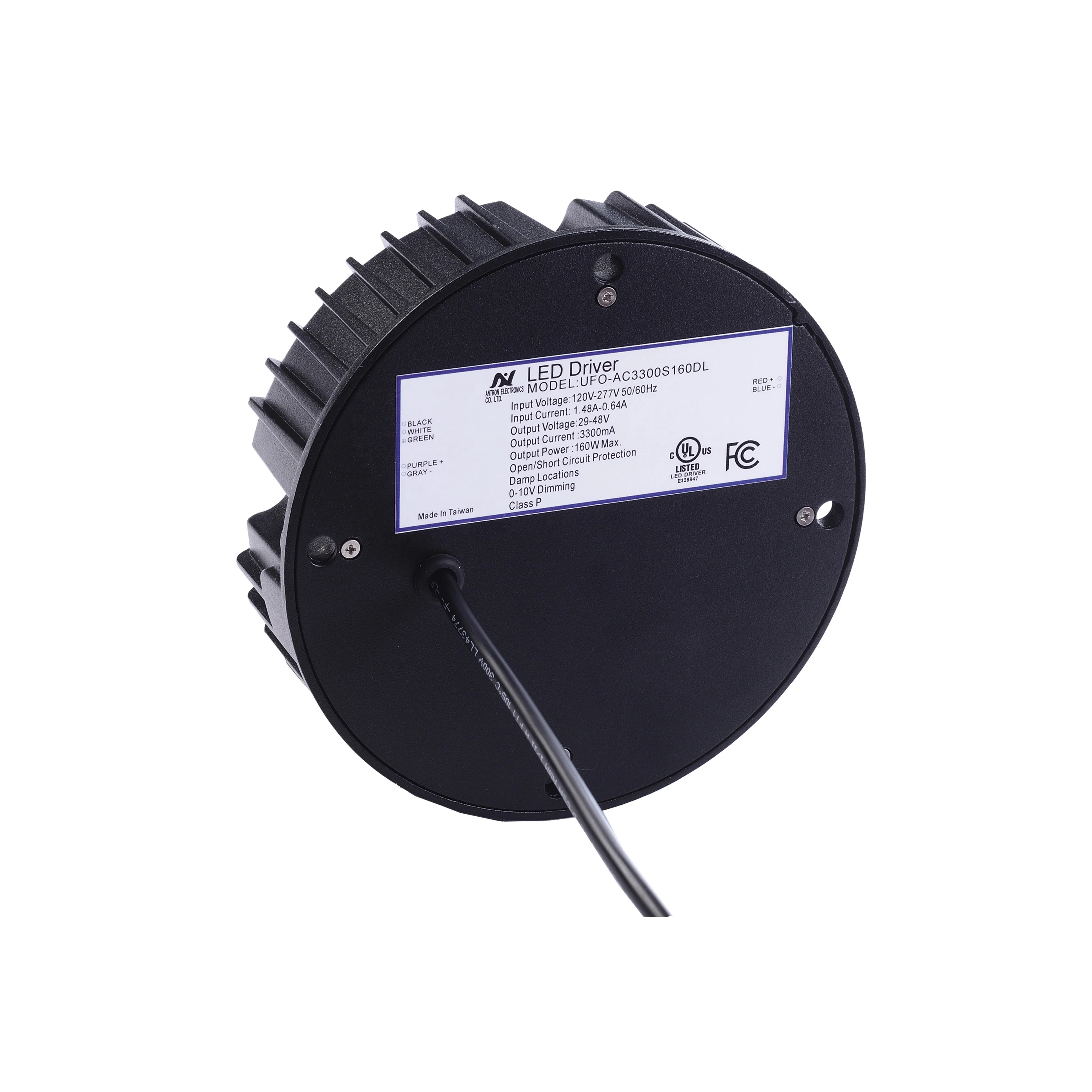 High Power Technique 240W Rounded LED Driver UL