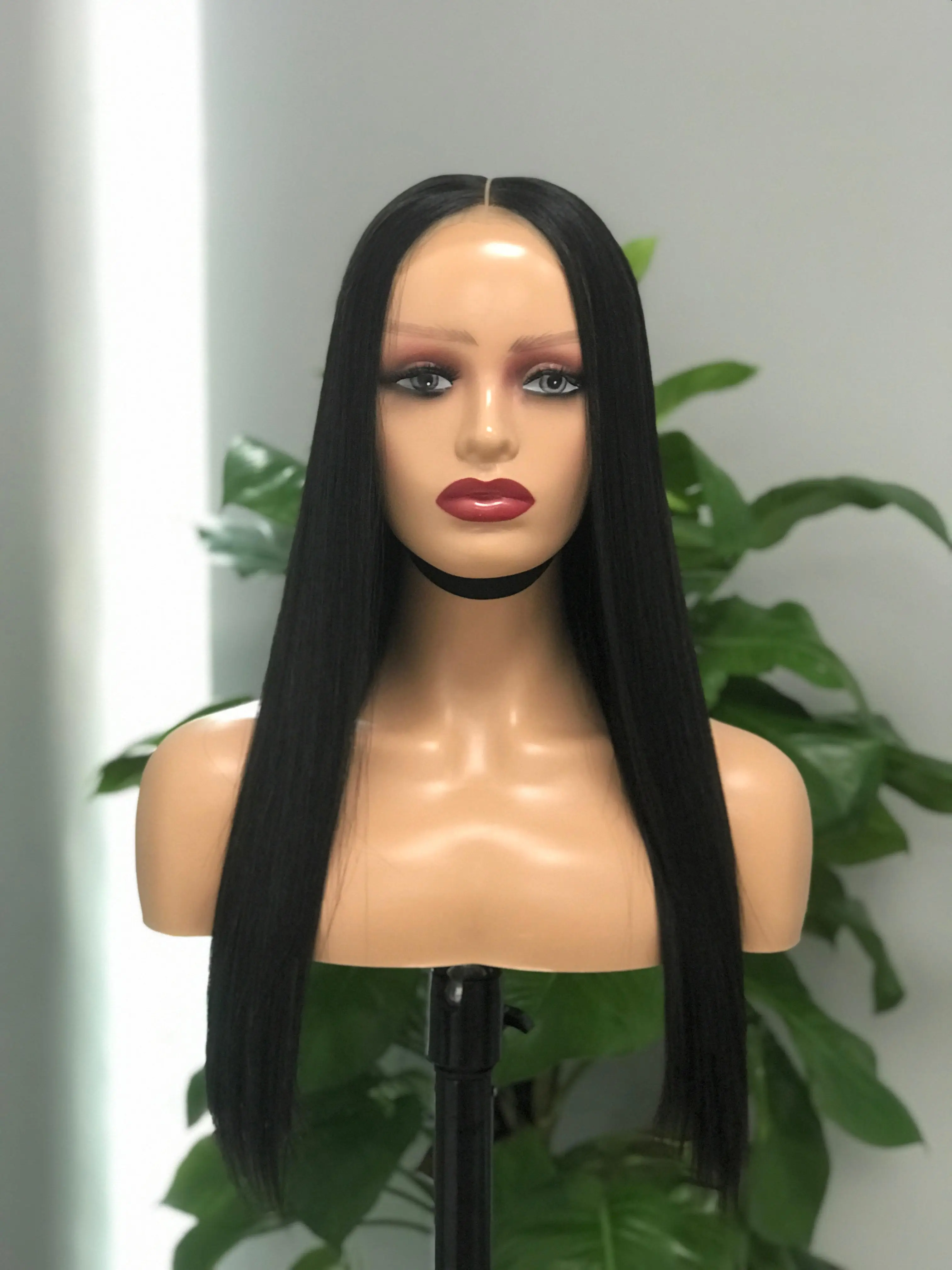 SDD Human Hair Wig Bone Straight Natural Black Color 100% Vietnamese Human Hair Extensions Cuticle Aligned Women Hair Wig