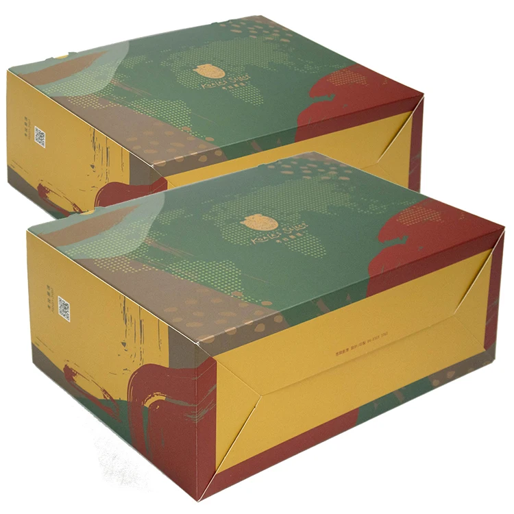 Wholesale food packaging box biscuit box Dessert container for candy chocolate paper box