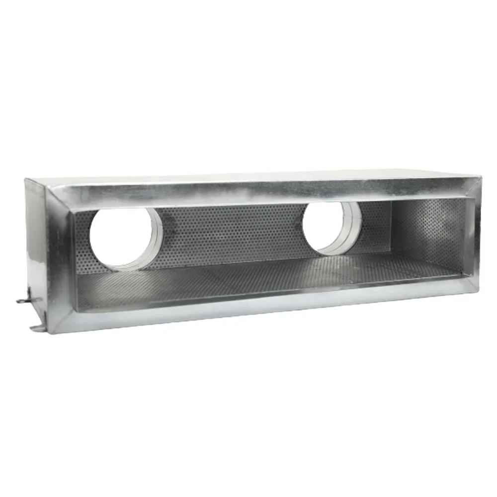 Vietnam Factory Custom Galvanizing Stainless Steel Ventilation Air Duct silencer For Sound Reducing for air spiral duct