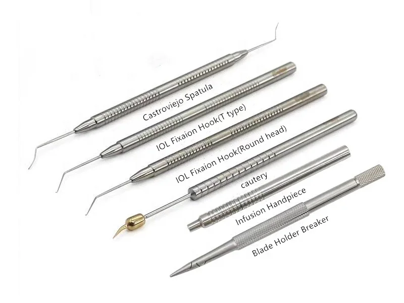 Ophthalmic Cataract Surgical Instrument Set Cataract Eye Surgery Kit Instruments Set