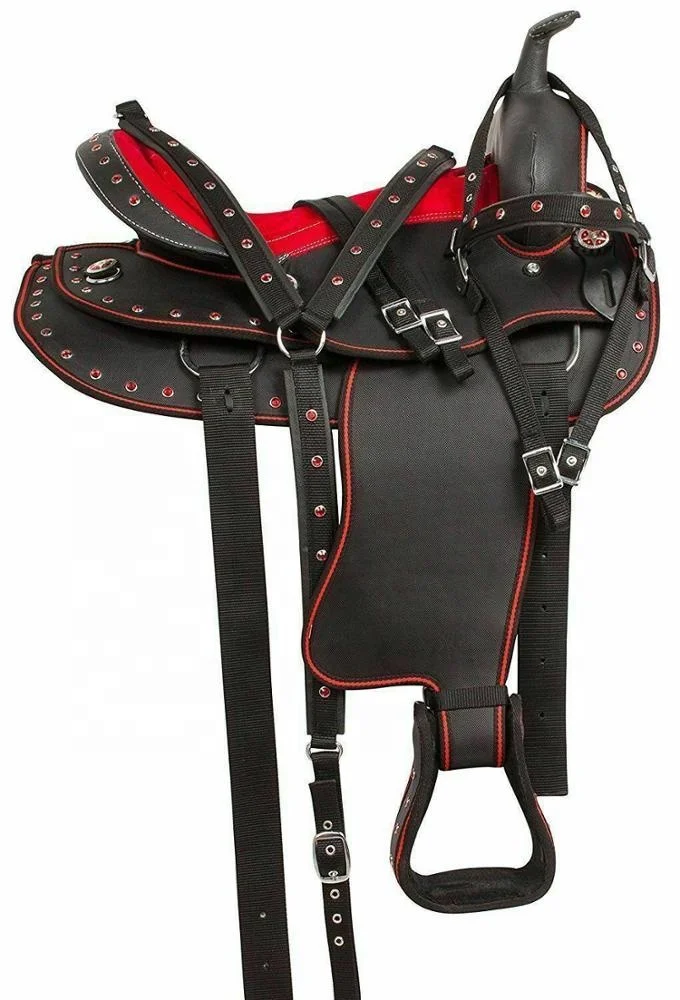 OEM Customized Design Equestrian Sports English Durable Leather Horse Racing Saddles