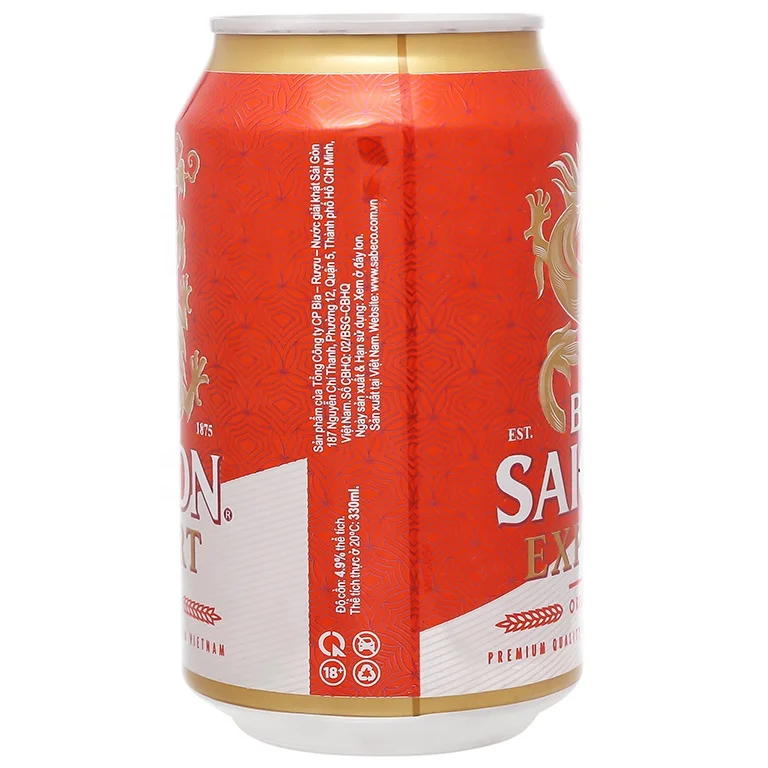 SAIGON EXPORT BEER CAN 330ML