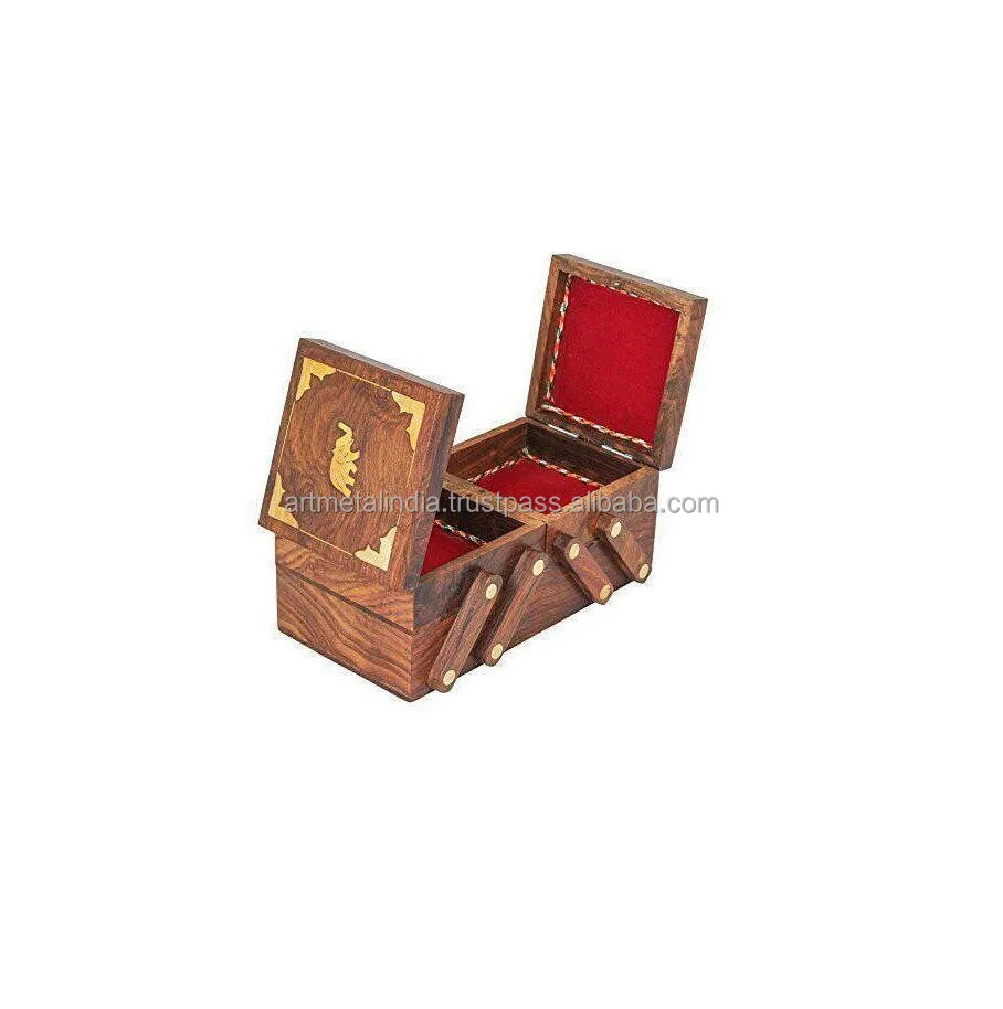 Новый дизайн в деревянной шкатулке для украшений новом образе по оптовой цене деревянная подарочная