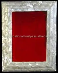 Перламутровая и лучшее качество круглая плохая настенная декоративная фоторамка