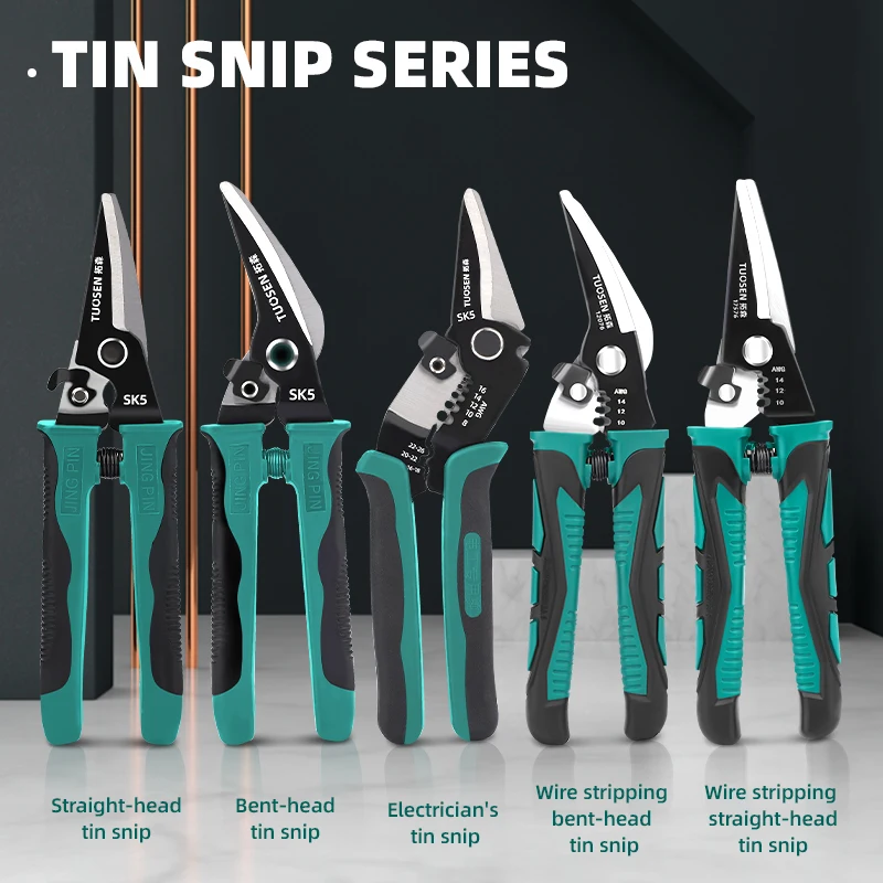 High Quality Electrician Tools Steel Cable and Cooper Wire Cutter Binding Wire Crimp Plier for DIY Applications