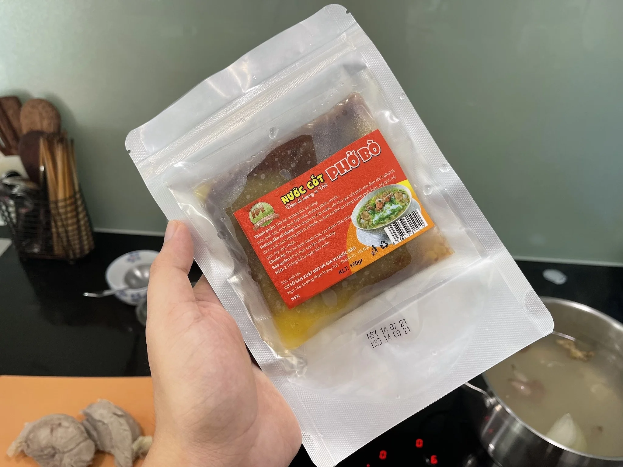 Beef Pho Broth/Chicken Broth for Noodle Cooking with Cheap Price/Beef and Chicken Flavor From Vietnam Factory