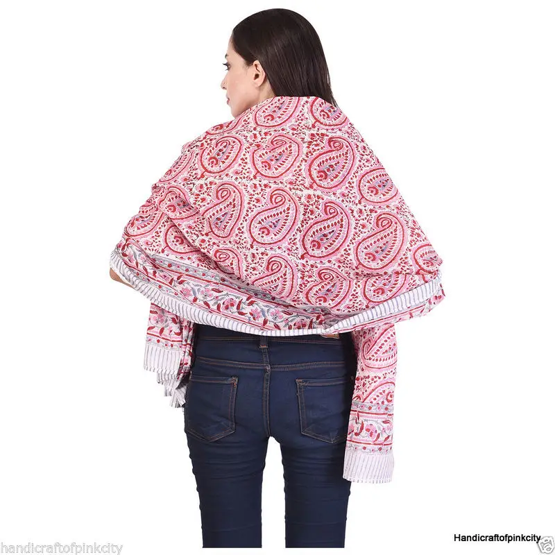 20 pcs wholesale lot Indigo dabu Hand Block Print women wear scarf Sarong Stole Beautiful Printed Cotton Scarf