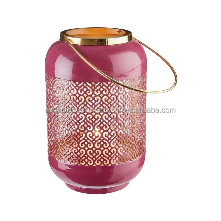 Wholesale European Style Floor Standing Wrought Iron Wind Lantern Candle Lantern Candle Holder For Home Decor