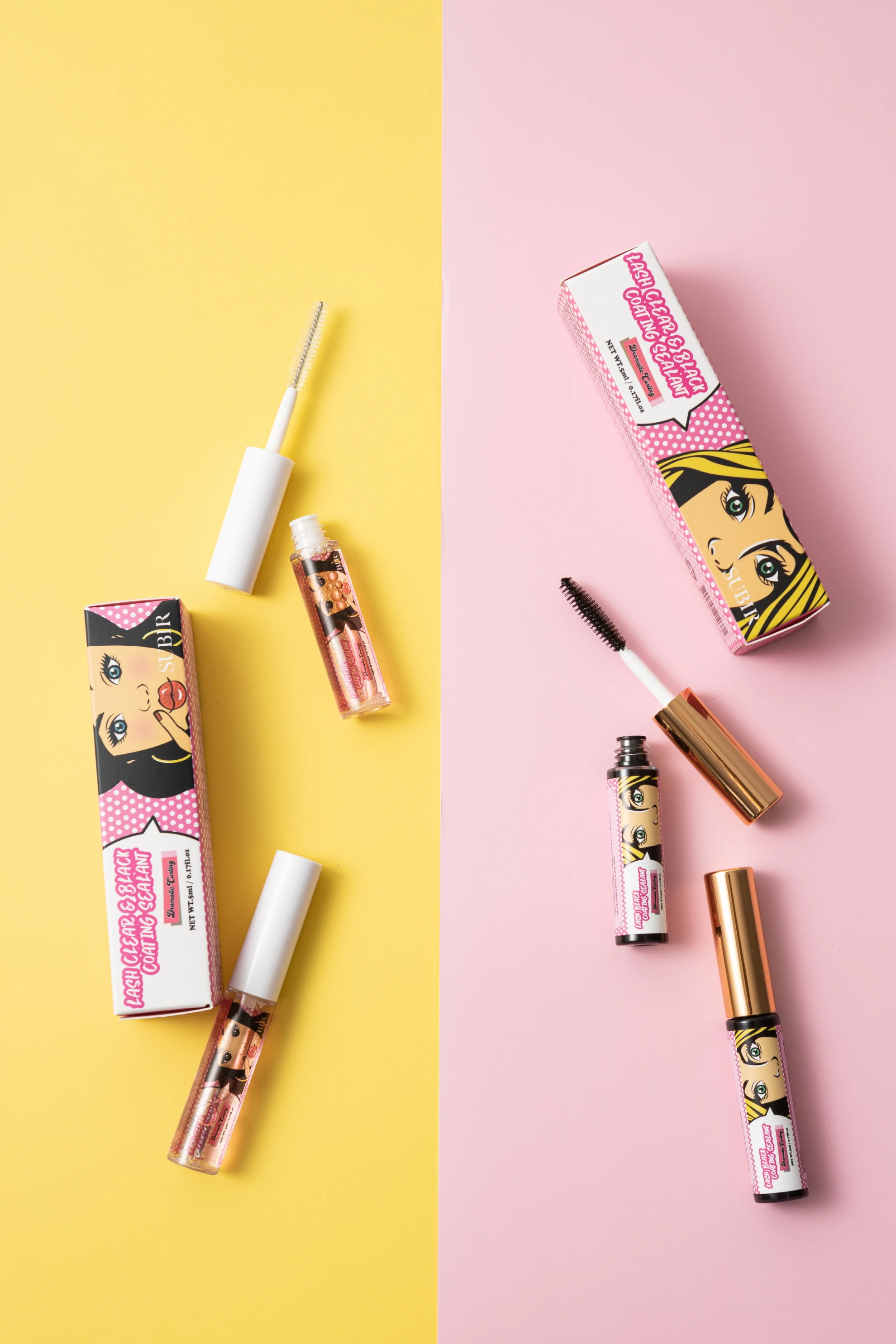 2024 ISO22716-Cleared New Vegan Growth Serum Clear Black Extension Glue Private Label Eyelash Curling Factory in Korea Low Fume