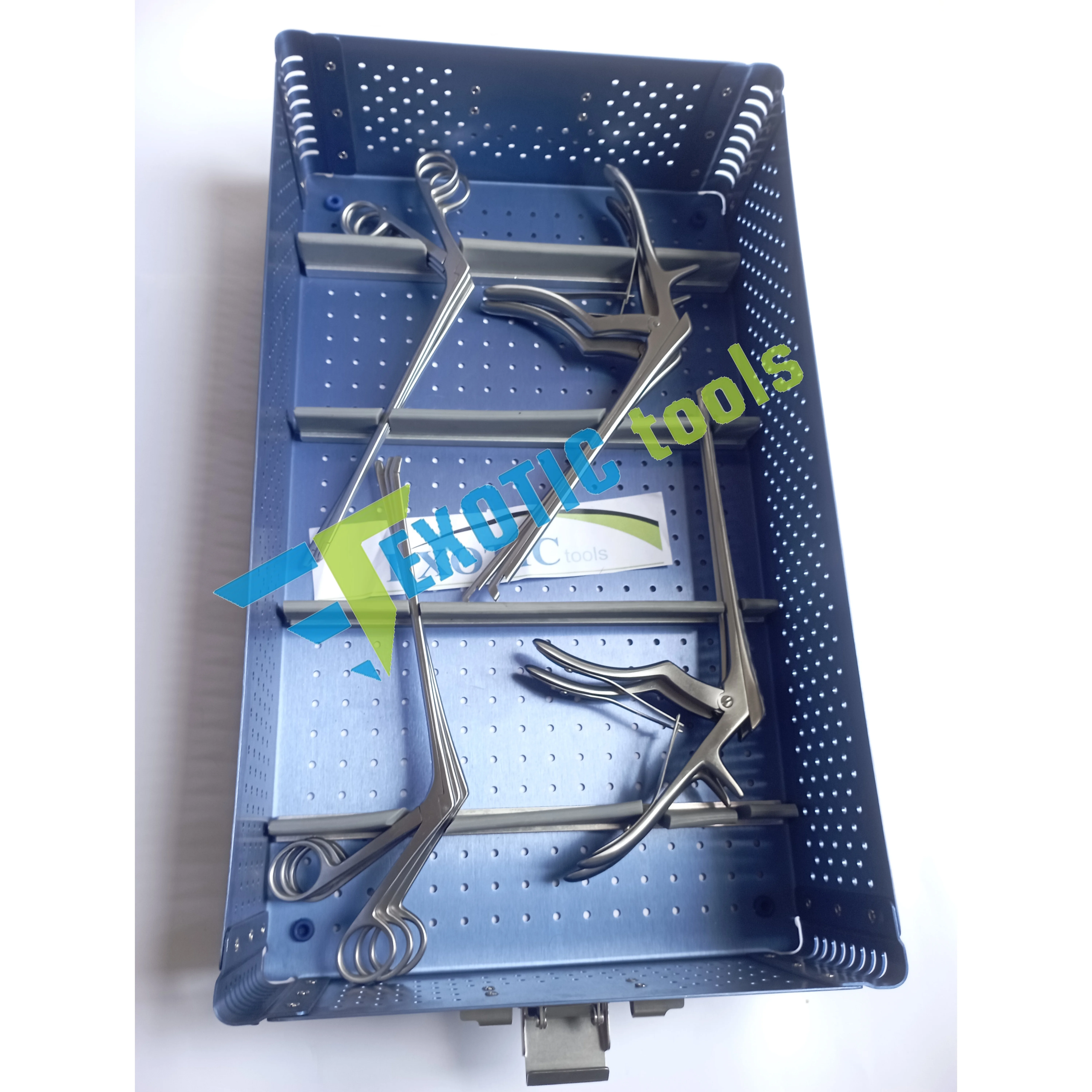 Basic Laminectomy Kerrison Punch Disc Ronguer straight and Upwards Bone Cutting Shaft Surgical Instruments Set for Lumbar Spine