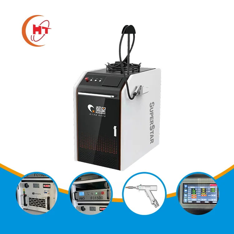 1500w handheld automatic welding and cutting 3 in 1 laser cutter machine for cleaning steel aluminum iron